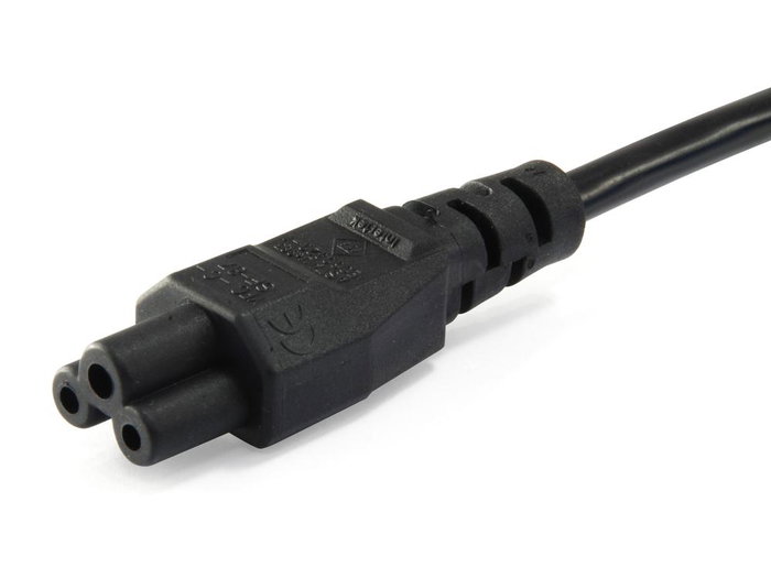 Câble d'alimentation C5 vers CEE7/4, noir, 1,8 m Câble d'alimentation C5 vers CEE7/4, noir, 1,8 m