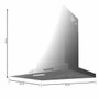 Cecotec Bolero Flux TM 603500 Hotte standard Acier