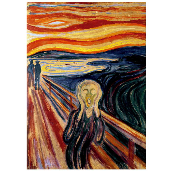 Educa Puzzle adulte 1000 pièces Le Cri Edvard Munch 20308 - 48x68 cm - À partir de 14 ans avec colle Educa Puzzle adulte 1000 pièces Le Cri Edvard Munch 20308 - 48x68 cm - À partir de 14 ans avec colle
