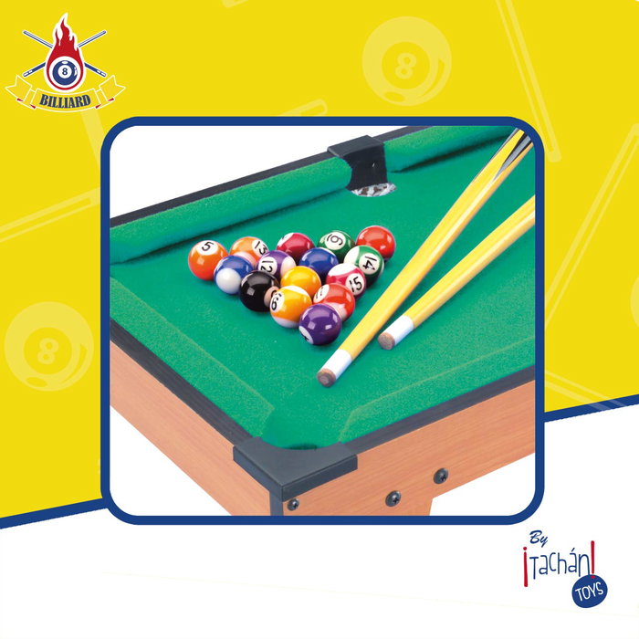 TACHAN Billard de Table en Bois 52x33x6 cm TACHAN Billard de Table en Bois 52x33x6 cm