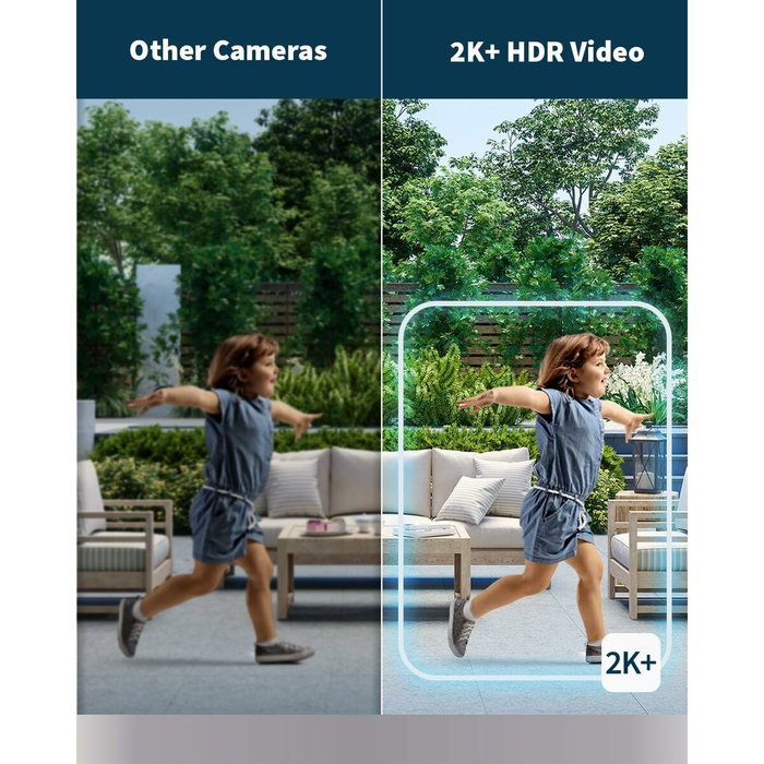 Arlo Pro 5 2K+ - Pack de 4 caméras de sécurité connectées Wi-Fi double bande