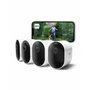 Arlo Pro 5 2K+ - Pack de 4 caméras de sécurité connectées Wi-Fi double bande