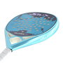 Raquette de Padel Siux Valkiria Go 2025 Bleu Rose Fibre de Carbone Carbone EVA