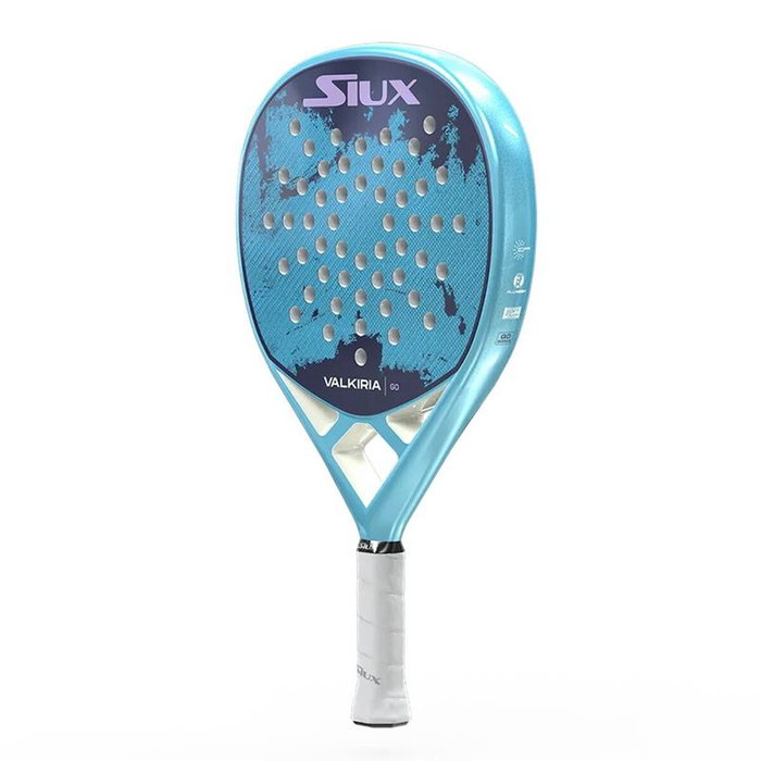 Raquette de Padel Siux Valkiria Go 2025 Bleu Rose Fibre de Carbone Carbone EVA