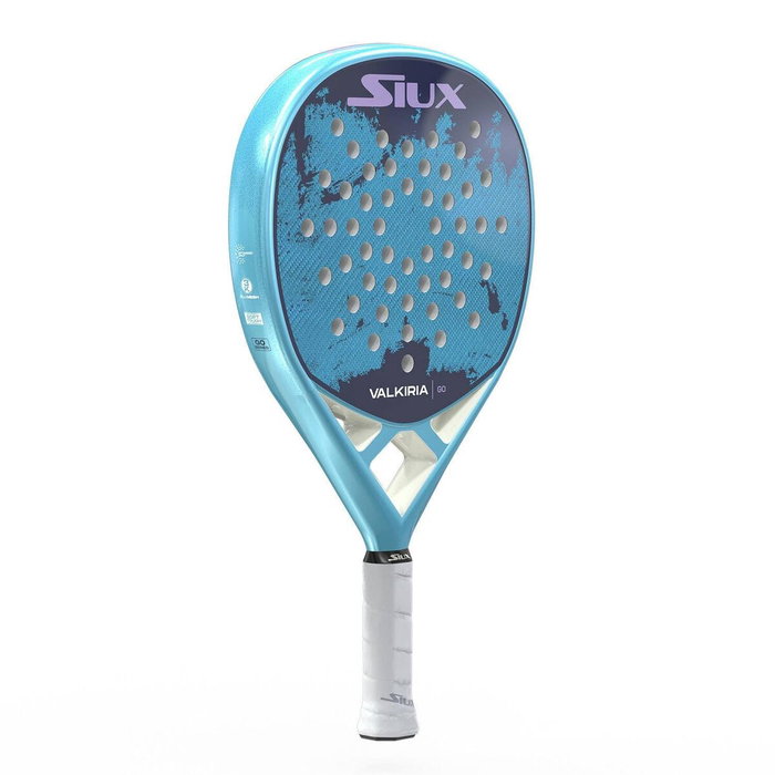 Raquette de Padel Siux Valkiria Go 2025 Bleu Rose Fibre de Carbone Carbone EVA