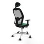 Piqueras y Crespo Chaise de Bureau Jorquera Piqueras y Crespo 1D086G1 Vert émeraude