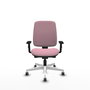 PIQUERAS Y CRESPO Chaise Alares Synchrone/Traslack Tissu Rose
