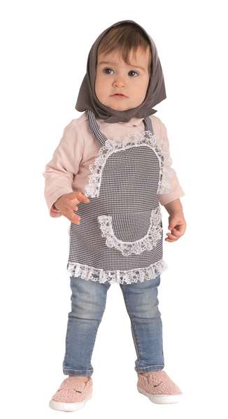 Creaciones Llopis Déguisement bébé avec tablier à motif vichy de castañera pour 12 mois - Taille 12 mois