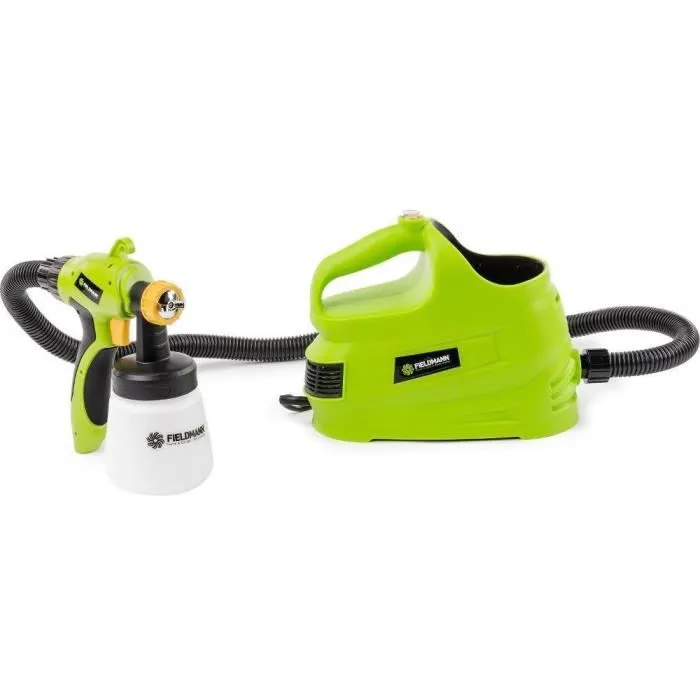 Fieldmann FDSP 200652-E Pistolet électrique à peinture - 650 W, réservoir 800 ml, tuyau flexible 1.5 m - Pour usage professionnel