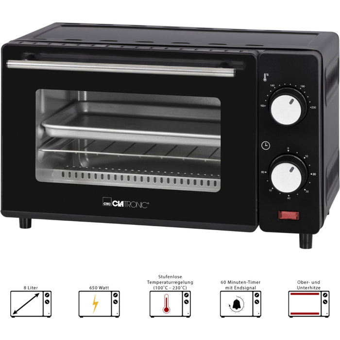 Clatronic MB 3746 Mini Four noir Clatronic MB 3746 Mini Four noir