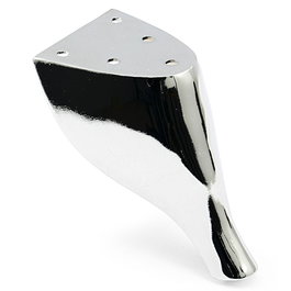 Q&Q Patte de table métallique HADA H120, finition chrome
