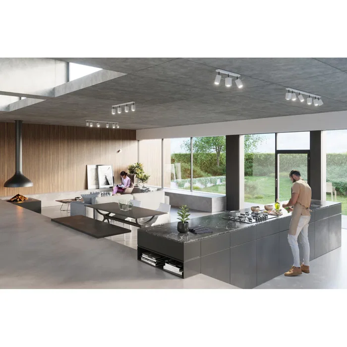 Merida-1 Lámpara de Techo SOL-SL.0464 - Luminaire Plafonnier Style Industriel en Acier avec Inclinaison Réglable