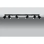 Merida-1 Lámpara de Techo SOL-SL.0464 - Luminaire Plafonnier Style Industriel en Acier avec Inclinaison Réglable