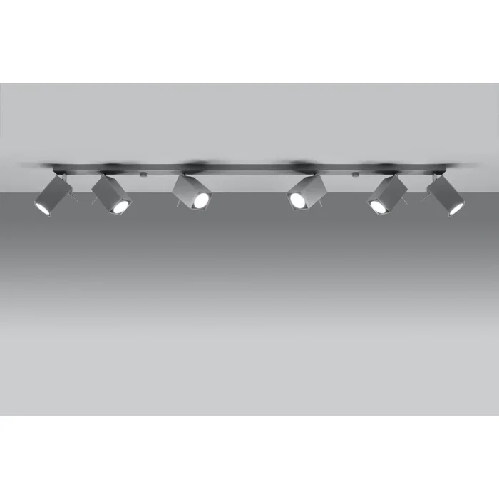 Merida-1 Lámpara de Techo SOL-SL.0464 - Luminaire Plafonnier Style Industriel en Acier avec Inclinaison Réglable