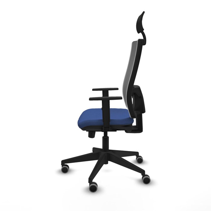 Chaise de Bureau avec Appui-tête Piqueras y Crespo 1D066G1 Blue marine