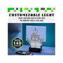 Paladone - Lampe Minecraft 'Build a Level' - Lampe en acrylique à personnaliser avec plus de 140 autocollants - Alimentation USB (cable fourni) ou 3 piles AA
