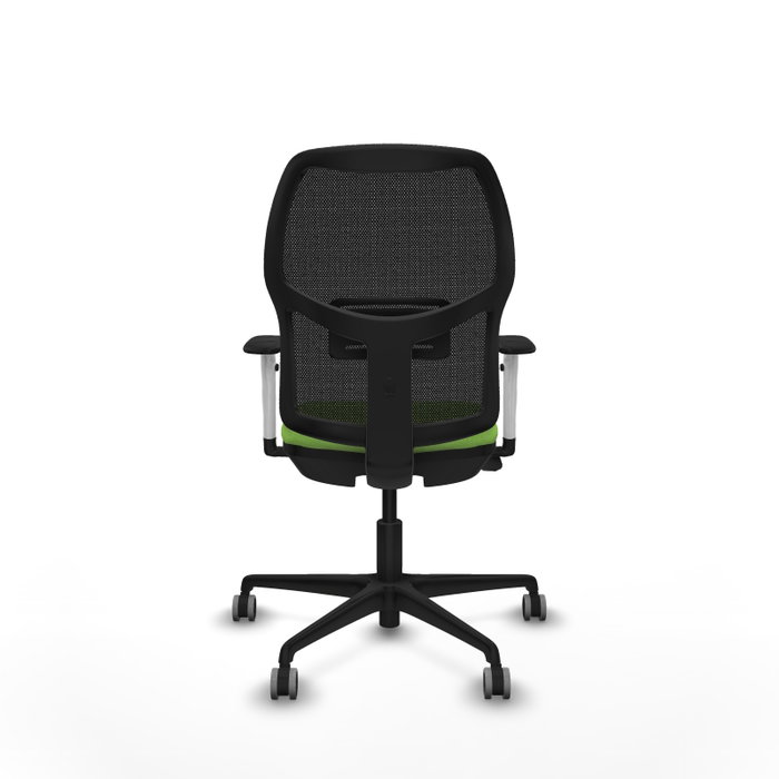 PIQUERAS Y CRESPO Chaise Alfera Synchrone Vert pistache/Maille Noir