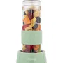H.KoeNIG Mini Blender SMOO18, 300 W, 570 mL, Vert Pastel, 2 Gourdes Incluses, Sans BPA - Pour Smoothies à Emporter - Compatible Lave-Vaisselle