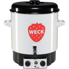 Weck WAT 15 A Einkochautomat en émail avec horloge et robinet