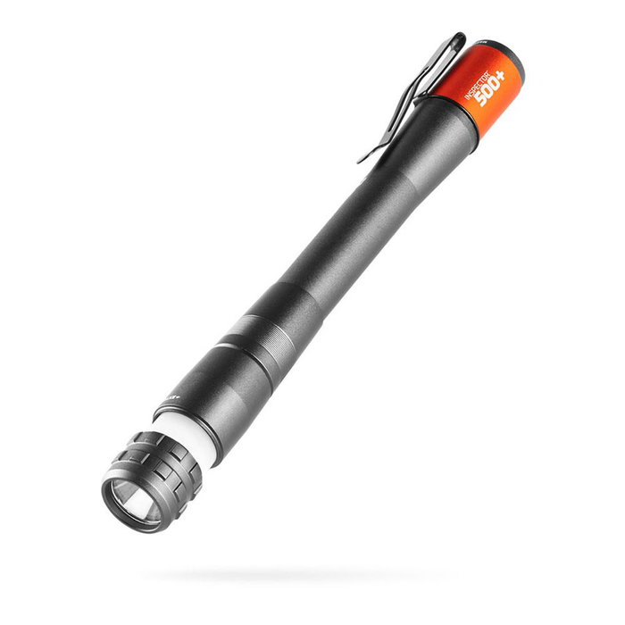 Nebo Inspector 500+ Lampe torche crayon LED rechargeable 500 lumens, noir/rouge, avec offre : 1 présentoir offert pour l'achat de 6 unités Nebo Inspector 500+ Lampe torche crayon LED rechargeable 500 lumens, noir/rouge, avec offre : 1 présentoir offert pour l'achat de 6 unités