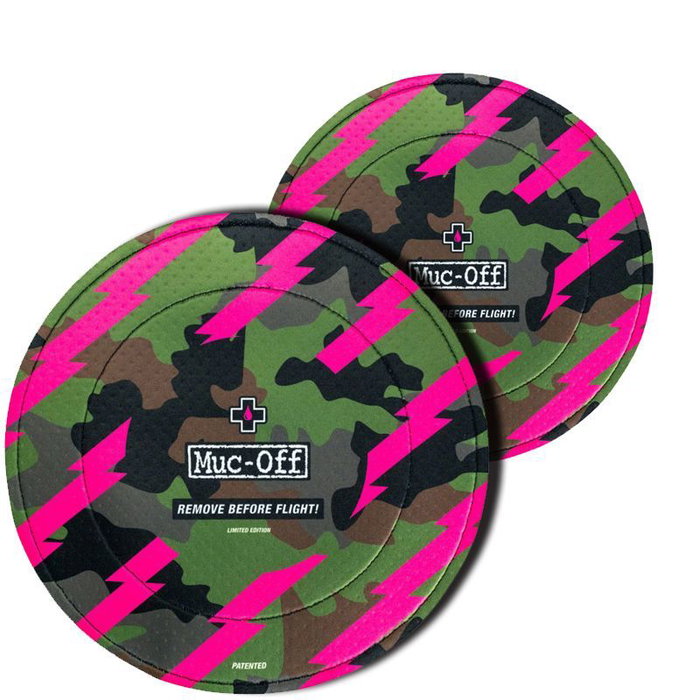 Muc-Off Couvertures pour Disque de Frein Camouflage (Lot de 2)
