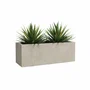 ARTEVASI Jardinière Sydney en Plastique Crème 80 cm 57 L - Dimensions : 79.5 x 29.5 x 29.5 cm