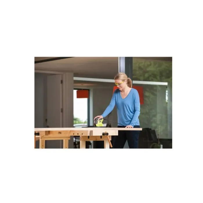 Ryobi RMS180-SA30 Ponceuse Multifonction 180W, 6000-12000 osc/min, 3 Modes, avec 30 Abrasifs (Feuilles, Triangles, Doigts) et Sac