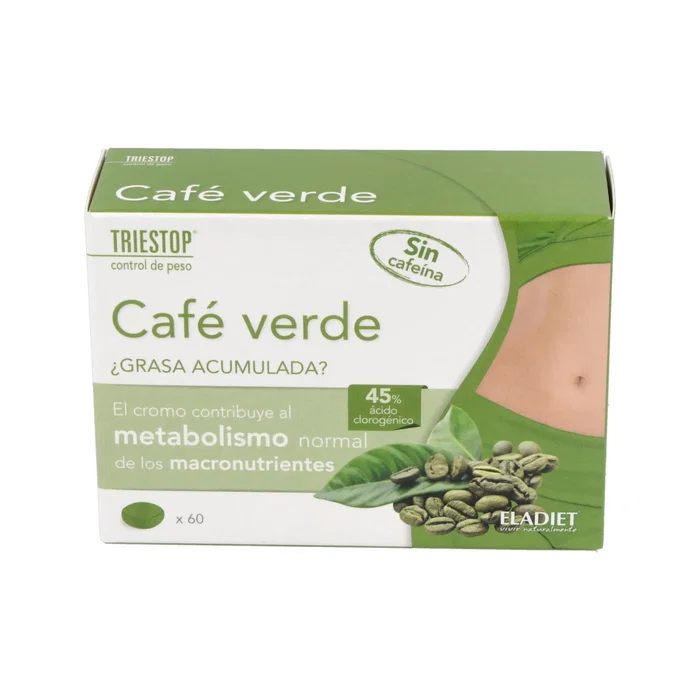 Eladiet Triestop Café Vert Chrome 60 Comprimés Complément Alimentaire Minceur Eladiet Triestop Café Vert Chrome 60 Comprimés Complément Alimentaire Minceur