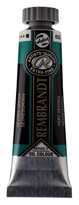 Rembrandt Peinture à l'huile Vert de Sèvres 650, 15 ml Rembrandt Peinture à l'huile Vert de Sèvres 650, 15 ml