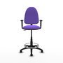 PIQUERAS Y CRESPO Chaise de Bureau Lila Grande avec Accoudoir 1D