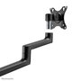 Neomounts DS60-425BL1 Support de Bureau Multidirectionnel pour Écran 17 à 27 Pouces, Réglable en Hauteur, Rotation 360°, Compatible VESA 75x75/100x100 mm - Noir