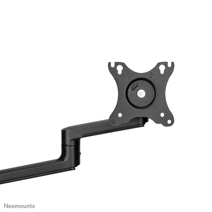 Neomounts DS60-425BL1 Support de Bureau Multidirectionnel pour Écran 17 à 27 Pouces, Réglable en Hauteur, Rotation 360°, Compatible VESA 75x75/100x100 mm - Noir