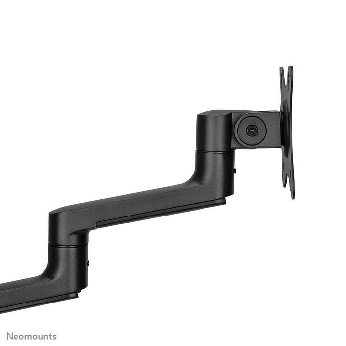 Neomounts DS60-425BL1 Support de Bureau Multidirectionnel pour Écran 17 à 27 Pouces, Réglable en Hauteur, Rotation 360°, Compatible VESA 75x75/100x100 mm - Noir