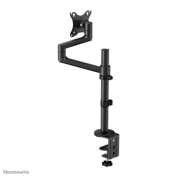 Neomounts DS60-425BL1 Support de Bureau Multidirectionnel pour Écran 17 à 27 Pouces, Réglable en Hauteur, Rotation 360°, Compatible VESA 75x75/100x100 mm - Noir