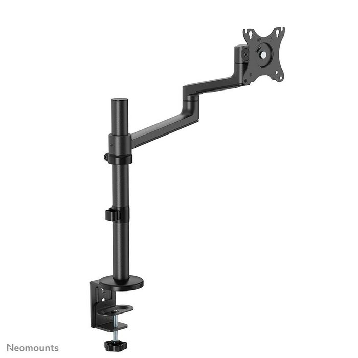 Neomounts DS60-425BL1 Support de Bureau Multidirectionnel pour Écran 17 à 27 Pouces, Réglable en Hauteur, Rotation 360°, Compatible VESA 75x75/100x100 mm - Noir