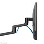 Neomounts DS60-425BL1 Support de Bureau Multidirectionnel pour Écran 17 à 27 Pouces, Réglable en Hauteur, Rotation 360°, Compatible VESA 75x75/100x100 mm - Noir