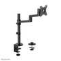 Neomounts DS60-425BL1 Support de Bureau Multidirectionnel pour Écran 17 à 27 Pouces, Réglable en Hauteur, Rotation 360°, Compatible VESA 75x75/100x100 mm - Noir