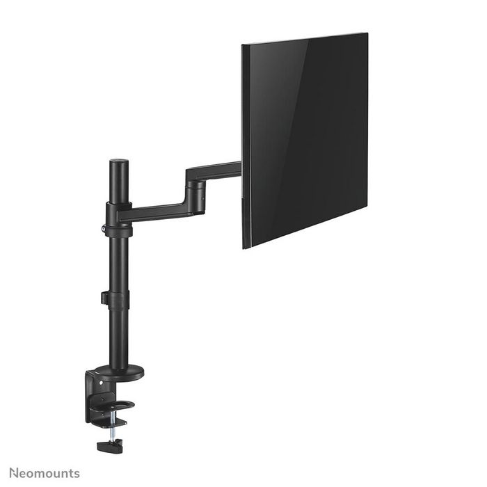 Neomounts DS60-425BL1 Support de Bureau Multidirectionnel pour Écran 17 à 27 Pouces, Réglable en Hauteur, Rotation 360°, Compatible VESA 75x75/100x100 mm - Noir