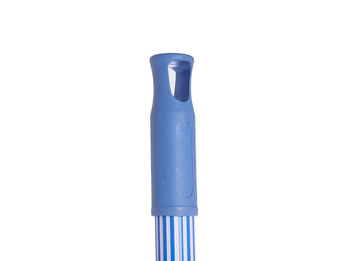 Arte Regal Canne métallique rayée bleue 130 cm