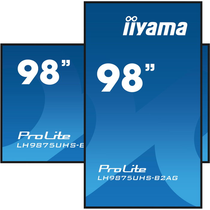 iiyama LH9875UHS-B2AG Ecran professionnel pour affichage dynamique ProLite 98 pouces 4K UHD avec ports HDMI et USB