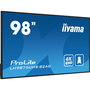 iiyama LH9875UHS-B2AG Ecran professionnel pour affichage dynamique ProLite 98 pouces 4K UHD avec ports HDMI et USB