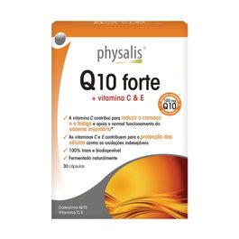 Physalis Q10 Forte 100mg + Vitamine E 30 capsules