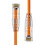 Câble Ethernet ProXtend CAT6 U/UTP Cuivre LSZH Ultra Slim Orange 5 m - Connecteur Or 50µ - Compatible PoE++