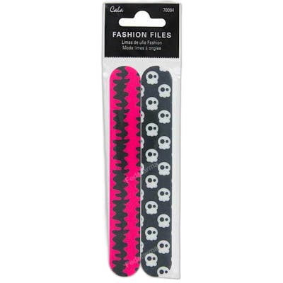 CALA Lima à ongles décorée Fashion Skull Pink - Lot de 2 pièces CALA Lima à ongles décorée Fashion Skull Pink - Lot de 2 pièces