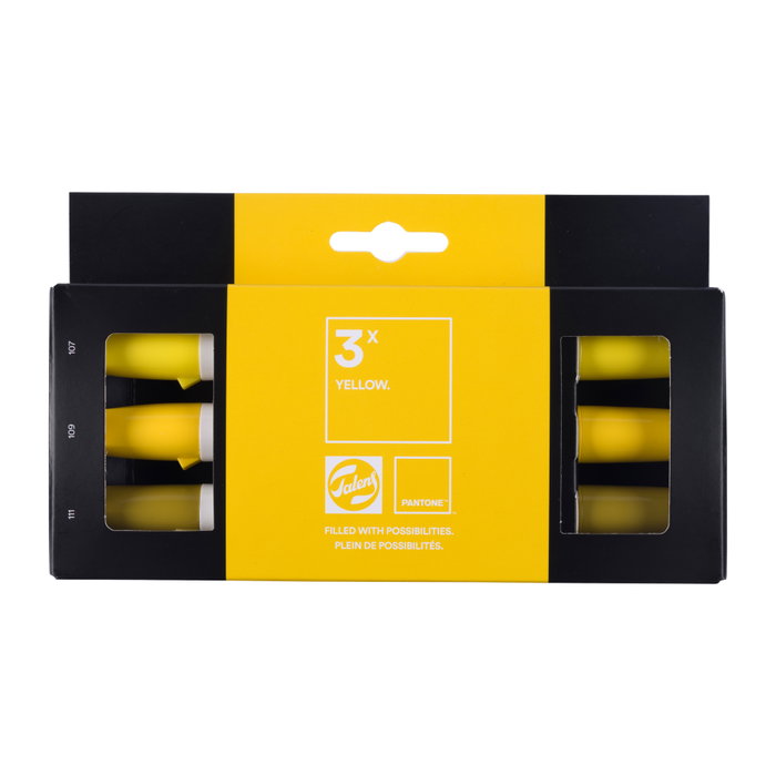 Talens | Pantone Set de marqueurs 3x Jaune Talens | Pantone Set de marqueurs 3x Jaune