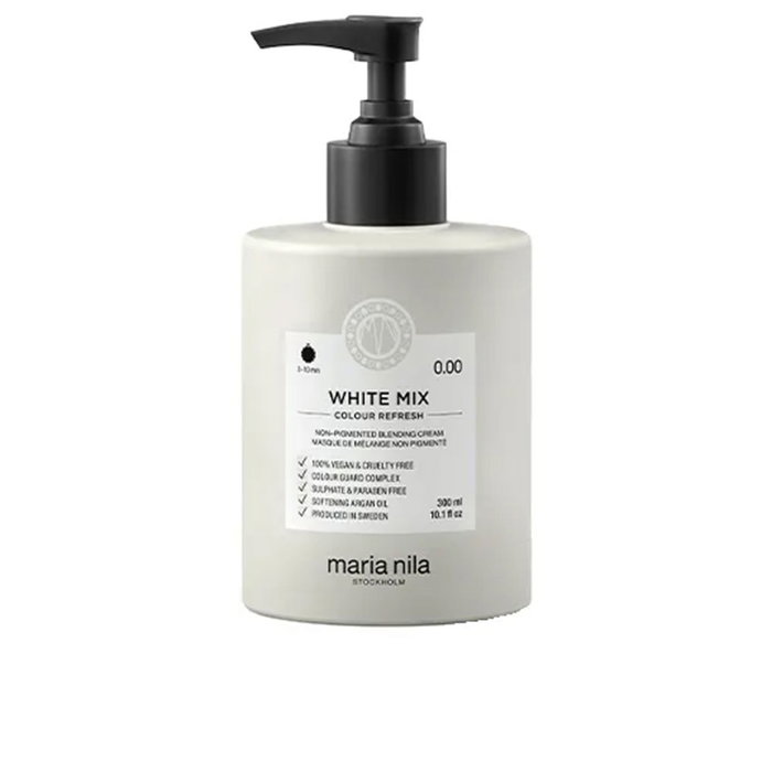Maria Nila Colour Refresh Masque Crème Colorant 0.00 White Mix 300 ml - Rafraîchit la couleur des cheveux Maria Nila Colour Refresh Masque Crème Colorant 0.00 White Mix 300 ml - Rafraîchit la couleur des cheveux