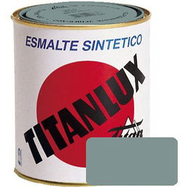 Titanlux Émail Gris Acero 503 125ml Haute Qualité Séchage Rapide pour Acier Industriel