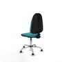 PIQUERAS Y CRESPO Chaise de bureau Algarra turquoise sans accoudoirs