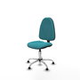 PIQUERAS Y CRESPO Chaise de bureau Algarra turquoise sans accoudoirs
