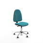 PIQUERAS Y CRESPO Chaise de bureau Algarra turquoise sans accoudoirs